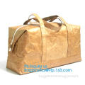 washable kraft paper Cosmetic ladies clutch bag, washable kraft paper fabric handbag tote bag luggage bag travel bag